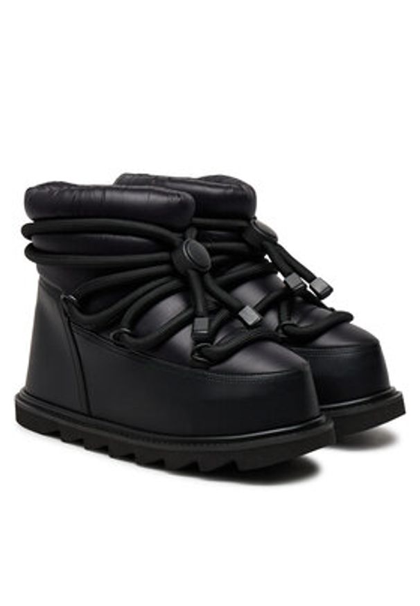 United Nude Śniegowce Zembla Artic Womens 1088701190 Czarny. Kolor: czarny. Materiał: materiał