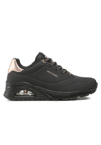 skechers - Buty na co dzień damskie SKECHERS UNO SHIMMER. Okazja: na co dzień. Kolor: czarny, wielokolorowy. Model: Skechers Sport. Sport: turystyka piesza #2