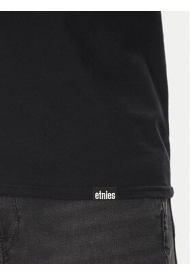 Etnies T-Shirt Sour Solution 4130003784 Czarny Regular Fit. Kolor: czarny. Materiał: bawełna