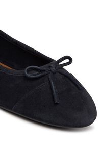TOMMY HILFIGER - Tommy Hilfiger Baleriny FW0FW09357 Granatowy. Kolor: niebieski. Materiał: zamsz, skóra #5