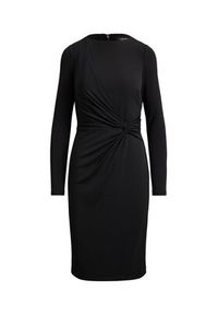 Lauren Ralph Lauren - LAUREN RALPH LAUREN Sukienka dzianinowa 200P14033002 Czarny Slim Fit. Kolor: czarny. Materiał: syntetyk #3