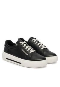 Clarks Sneakersy Hollyrose Zip 26185913 Czarny. Kolor: czarny. Materiał: skóra #5