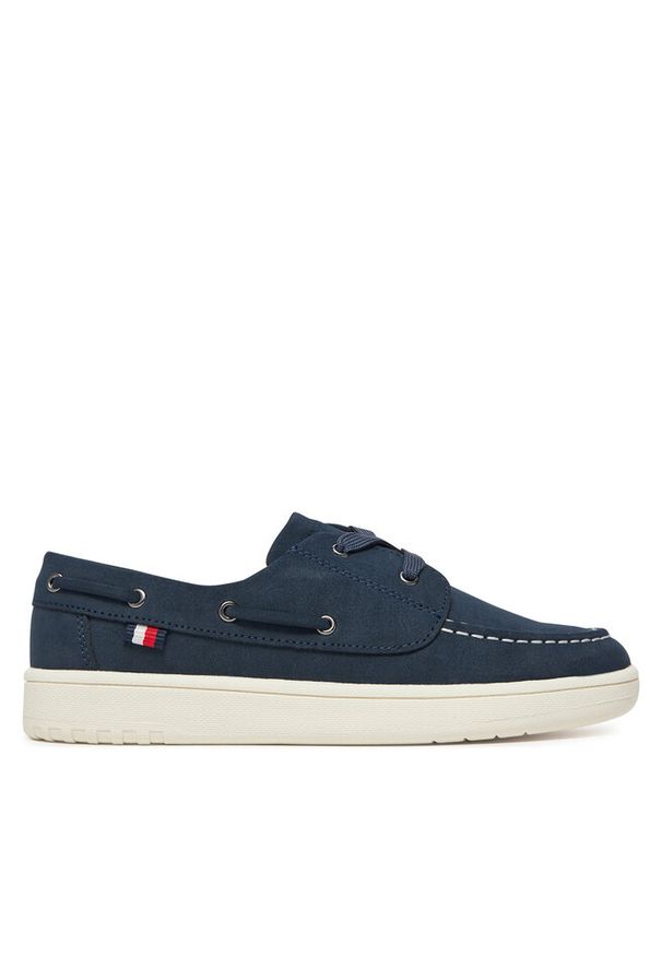 TOMMY HILFIGER - Mokasyny Tommy Hilfiger. Kolor: niebieski