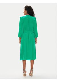 Liu Jo Sukienka codzienna CA4061 T5853 Zielony Regular Fit. Okazja: na co dzień. Kolor: zielony. Materiał: jedwab. Typ sukienki: proste. Styl: casual #4