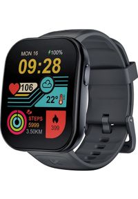 Smartwatch Kumi U6 Czarny (KU-U6/BK). Rodzaj zegarka: smartwatch. Kolor: czarny #1