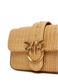 Pinko - PINKO Torebka Love One Mini Slouchy Fl PE 25 PLTT 104340 A2CF Beżowy. Kolor: beżowy #3