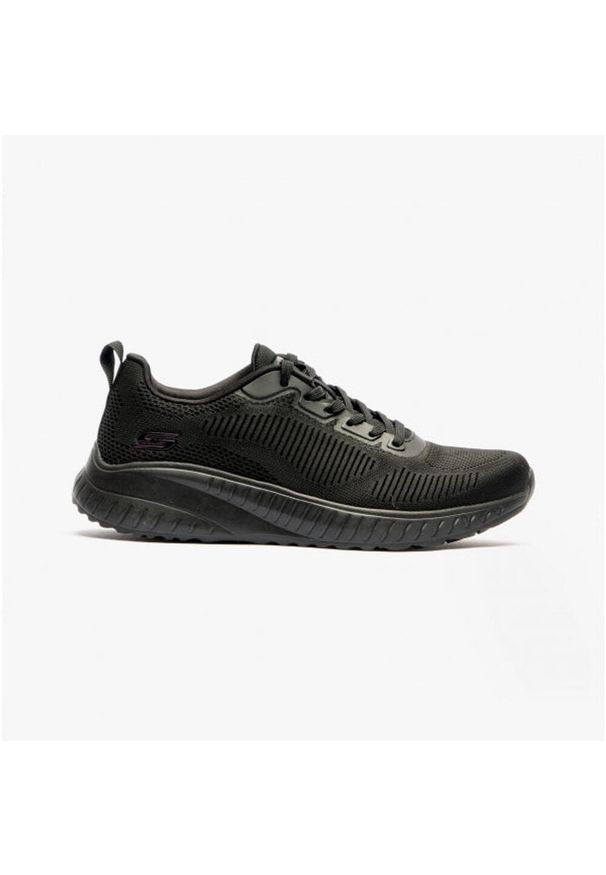 skechers - Buty na co dzień damskie SKECHERS BOBS SQUAD CHAOS - FACE OFF lekkie. Okazja: na co dzień. Kolor: czarny. Model: Skechers Sport. Sport: bieganie