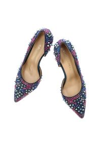 Kolorowe Czółenka Alma En Pena Eleganckie Buty Damskie Na Szpilce. Okazja: na imprezę. Nosek buta: szpiczasty. Wzór: kolorowy. Obcas: na szpilce. Styl: elegancki. Wysokość obcasa: średni #5