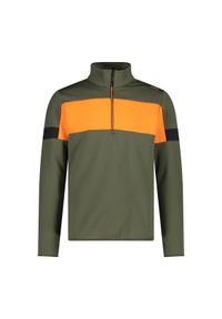 Golf męski techniczny CMP 34E4087. Typ kołnierza: golf. Kolor: zielony. Sezon: zima. Sport: golf #1