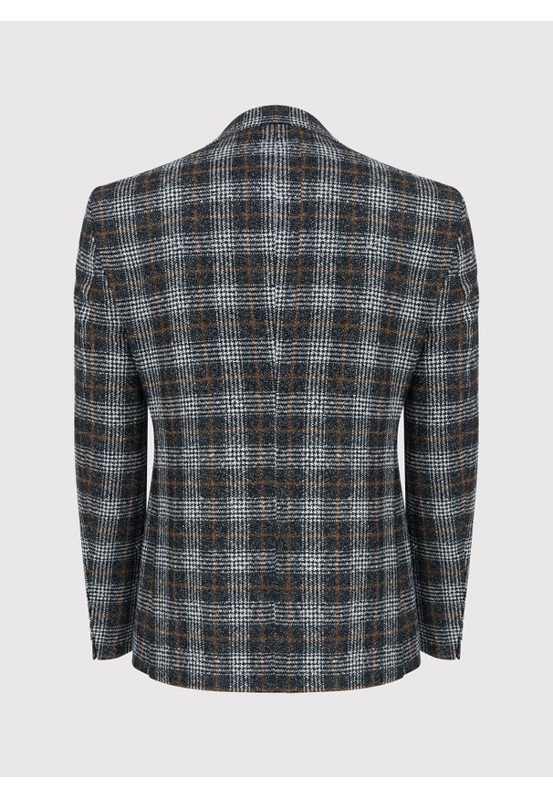 Pako Lorente - PAKO LORENTE – Marynarka casualowa w kratę. Okazja: na co dzień. Sezon: jesień. Styl: casual