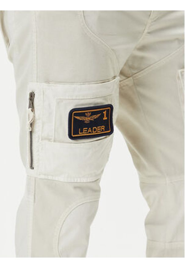 Aeronautica Militare Spodnie materiałowe 252PA1664UCT04241 Beżowy Regular Fit. Kolor: beżowy. Materiał: bawełna