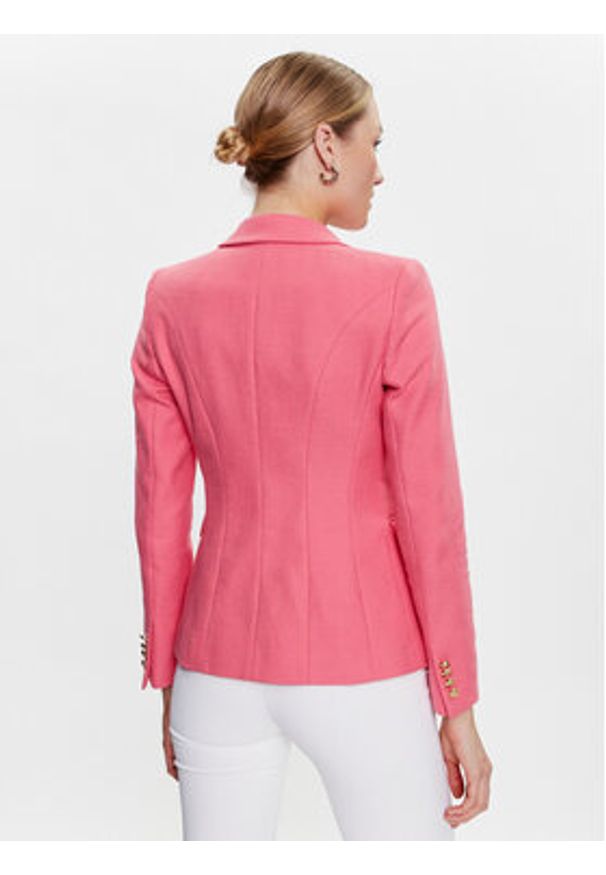 Marella Marynarka Attila 2330410531 Różowy Regular Fit. Kolor: różowy. Materiał: bawełna