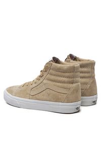 Vans Trampki SK8-Hi VN000CMX4MG1 Beżowy. Kolor: beżowy. Materiał: skóra, zamsz