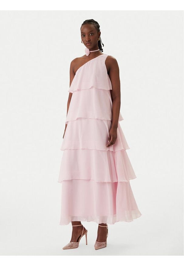 Vero Moda Sukienka koktajlowa Felicia 10348522 Różowy Regular Fit. Kolor: różowy. Materiał: syntetyk. Styl: wizytowy