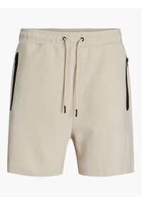 Jack & Jones - Jack&Jones Szorty sportowe Gordon Fusion 12273304 Beżowy Regular Fit. Kolor: beżowy. Materiał: syntetyk. Styl: sportowy #6