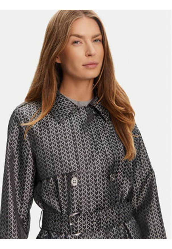 MICHAEL Michael Kors Trencz MT520IPHN8 Srebrny Regular Fit. Kolor: srebrny. Materiał: syntetyk