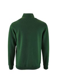 SOL'S - Sweter Męski Stan Zip Z Kołnierzem Stojącym. Kolor: zielony