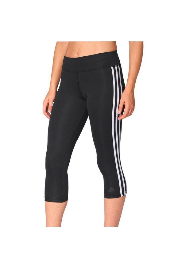 Legginsy 3/4 damskie do treningu Adidas Climalite Designed To Move 3s 3/4 Tigh. Kolor: czarny. Technologia: ClimaLite (Adidas). Sport: fitness