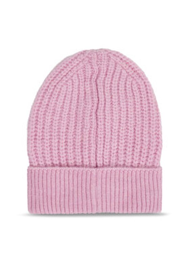 Tommy Jeans Czapka Tjw Cosy Knit Beanie AW0AW15462 Różowy. Kolor: różowy. Materiał: syntetyk