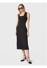 Calvin Klein Sukienka codzienna Technical K20K205022 Czarny Regular Fit. Okazja: na co dzień. Kolor: czarny. Materiał: syntetyk. Typ sukienki: proste. Styl: casual