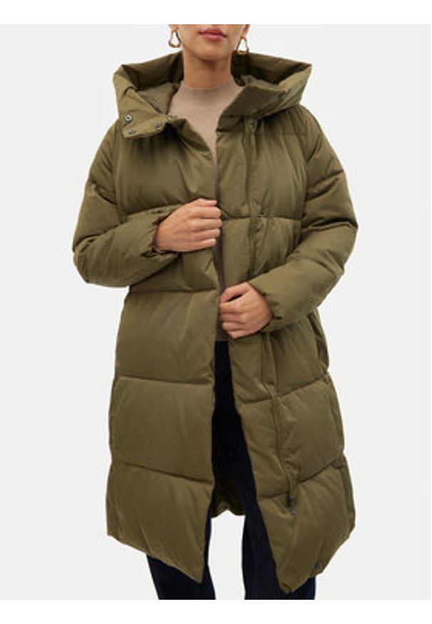 Vero Moda Kurtka zimowa Stella 10300030 Zielony Loose Fit. Kolor: zielony. Materiał: syntetyk. Sezon: zima