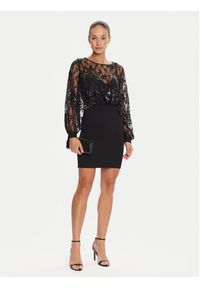 Rinascimento Sukienka koktajlowa CFC0125098003 Czarny Regular Fit. Kolor: czarny. Materiał: syntetyk. Styl: wizytowy #2