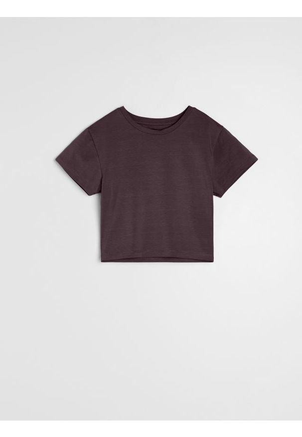 Sinsay - Bawełniana koszulka - czerwony. Kolor: czerwony. Materiał: bawełna