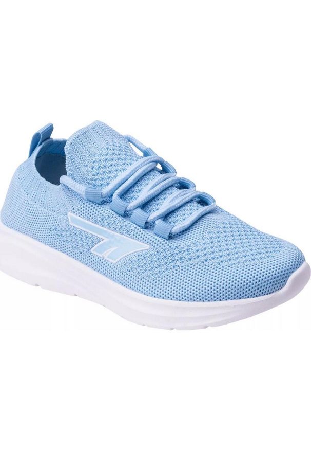Hi-tec - Dziewczęce Buty Sportowe Linori. Kolor: niebieski, wielokolorowy, biały. Styl: sportowy. Sport: turystyka piesza