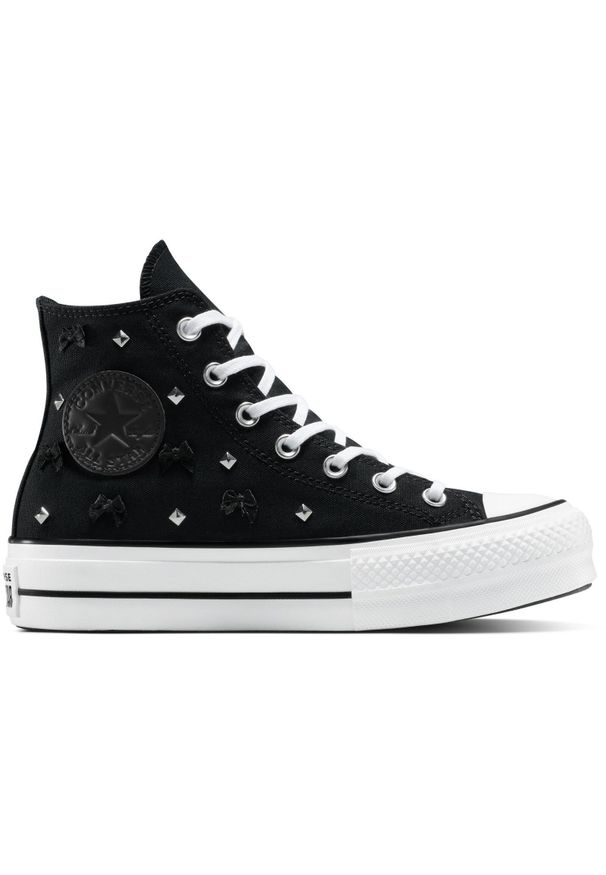 Buty sportowe Converse Chuck Taylor As Lift. Kolor: czarny. Materiał: materiał. Sport: fitness