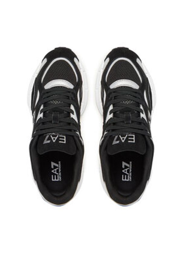 EA7 Emporio Armani Sneakersy X8X237 XK425 N763 Czarny. Kolor: czarny. Materiał: materiał