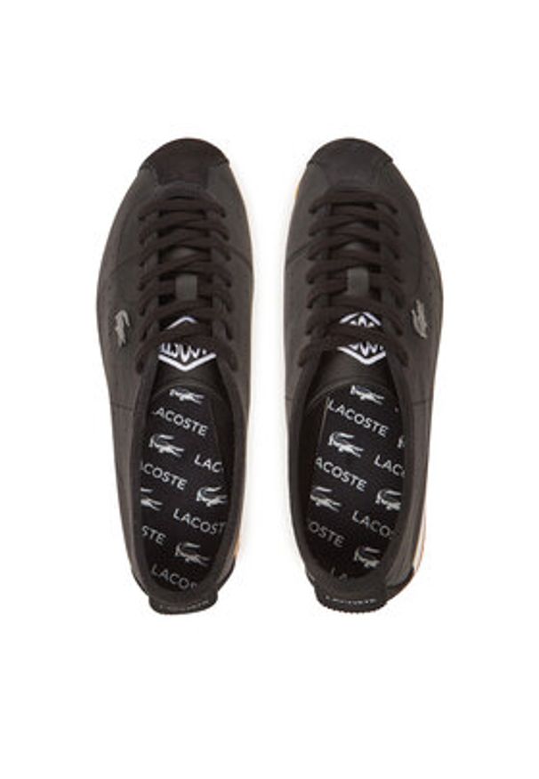 Lacoste Sneakersy 7-49SMA0042 Czarny. Kolor: czarny. Materiał: skóra