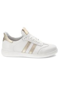 Białe Sneakersy Armodo Stylowe Sportowe Obuwie Damskie. Kolor: biały. Materiał: materiał. Szerokość cholewki: normalna #4