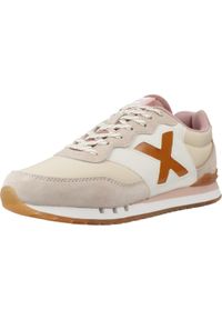 Munich - Kapcie MUNICH DASH WMN 268 Rose. Kolor: różowy. Materiał: tkanina, skóra. Styl: sportowy
