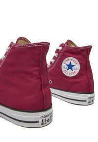 Converse Trampki All Star Hi Maroon M9613 Bordowy. Kolor: czerwony. Materiał: materiał #5