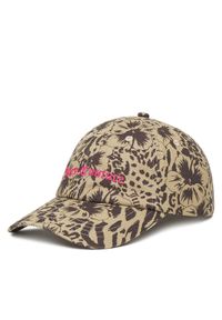 Juicy Couture Czapka z daszkiem Botanical JCAWH125713 Brązowy. Kolor: brązowy. Materiał: bawełna, materiał