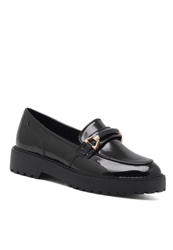 Jenny - JENNY Loafersy ALEAH WS5621-02A Czarny. Kolor: czarny. Materiał: syntetyk