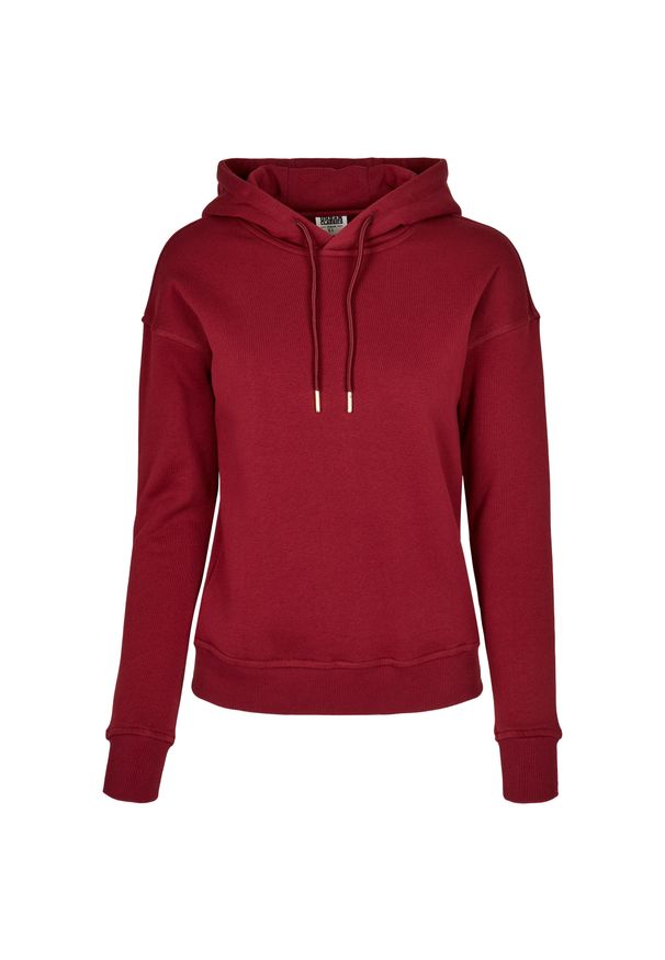 Bluza damska z kapturem Urban Classics organic (Duże rozmiary). Typ kołnierza: kaptur. Kolor: czerwony, wielokolorowy, brązowy. Materiał: bawełna