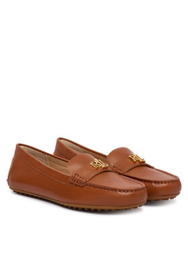 Lauren Ralph Lauren - LAUREN RALPH LAUREN Mokasyny 802P09040002 Brązowy. Kolor: brązowy. Materiał: skóra