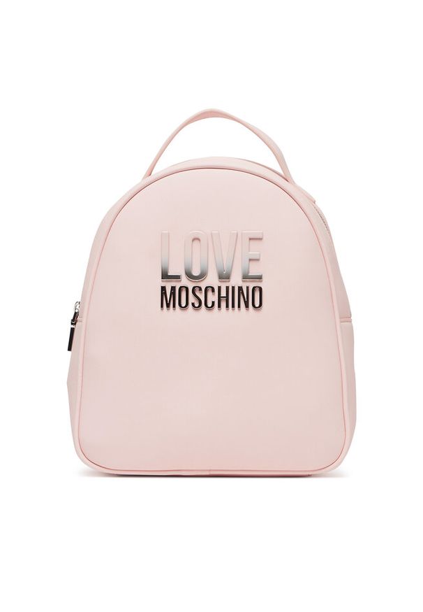 Love Moschino - Plecak LOVE MOSCHINO. Kolor: różowy
