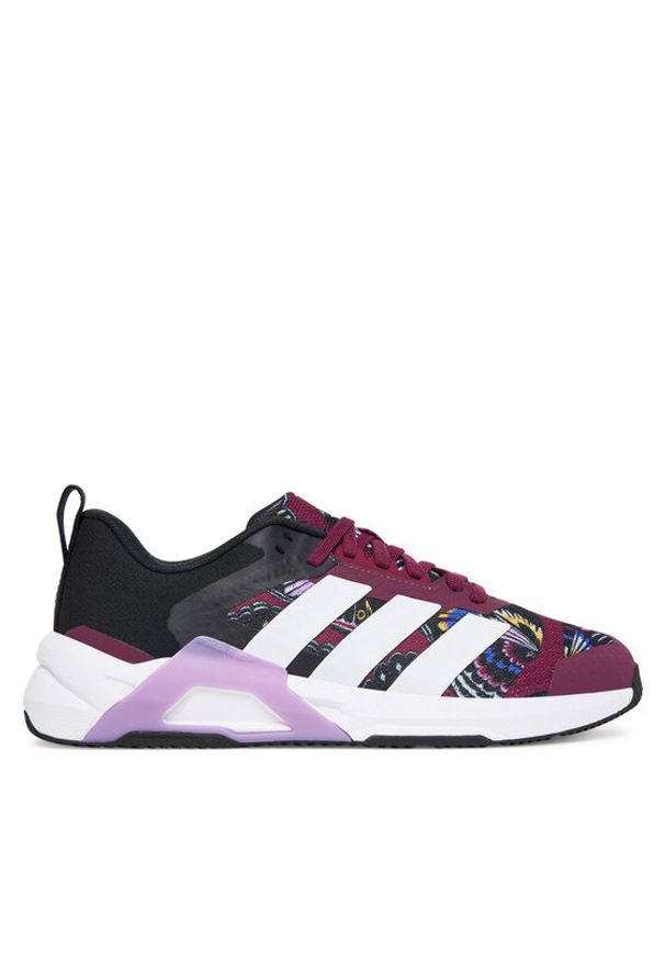 Adidas - adidas Buty na siłownię Dropset Control Trainer JS3125 Bordowy. Kolor: czerwony. Materiał: materiał. Sport: fitness