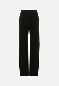 Born2be - Czarne Jeansy z Wiskozą o Szerokim Kroju z Wysokim Stanem Meviatea. Okazja: na co dzień. Stan: podwyższony. Kolekcja: plus size. Kolor: czarny. Styl: casual, klasyczny #7