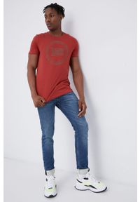 Tom Tailor - T-shirt bawełniany. Okazja: na co dzień. Kolor: czerwony. Materiał: bawełna. Wzór: nadruk. Styl: casual #3
