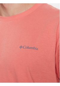 columbia - Columbia T-Shirt North Cascades™ Short Sleeve Tee Pomarańczowy Regular Fit. Kolor: pomarańczowy. Materiał: bawełna #5