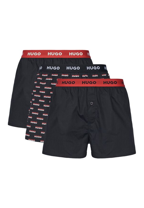 Hugo - HUGO Komplet bokserek 50532565 Czarny. Kolor: czarny. Materiał: bawełna