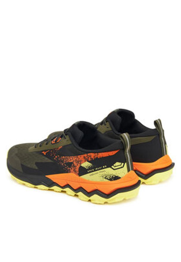Mizuno Buty do biegania Wave Daichi 9 J1GJ2573 Zielony. Kolor: zielony. Materiał: materiał. Model: Mizuno Wave