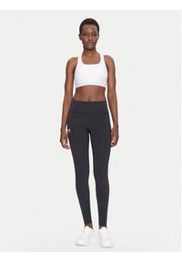 Under Armour Legginsy Rival 1386482 Czarny Slim Fit. Kolor: czarny. Materiał: syntetyk, bawełna #3