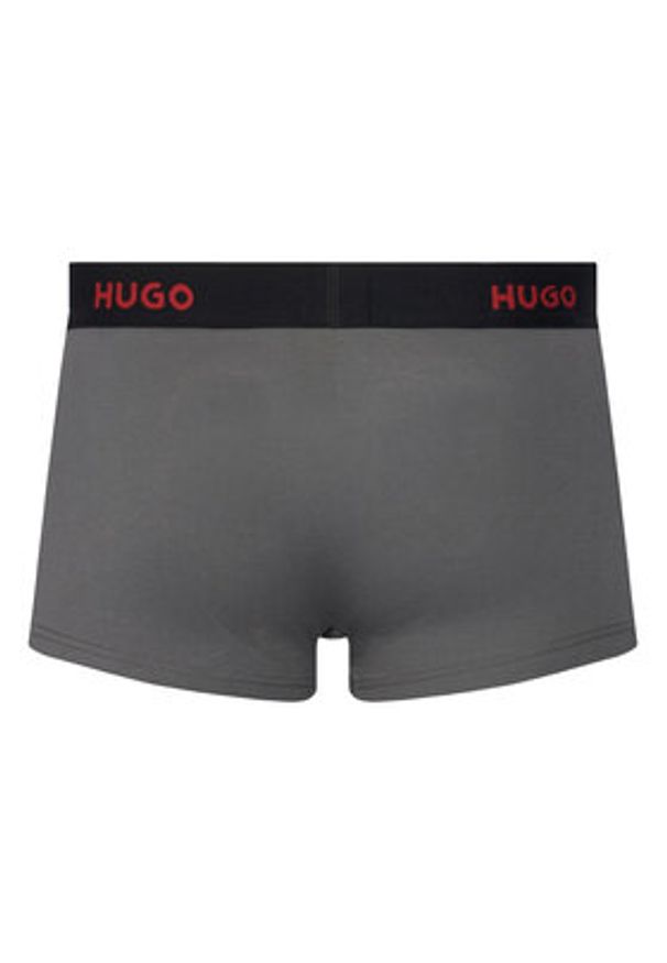 Hugo - HUGO Komplet bokserek Triplet Design 50532550 Czarny. Kolor: czarny. Materiał: bawełna