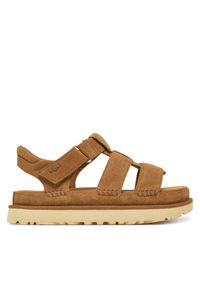 Sandały Ugg. Kolor: brązowy
