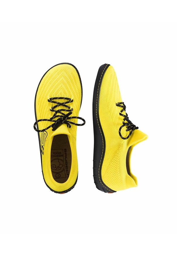 Buty Do Chodzenia Damskie Brubeck Merino Barefoot. Kolor: żółty. Sport: turystyka piesza