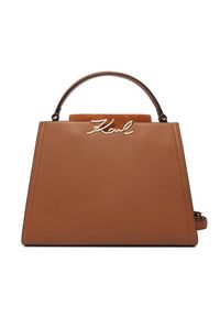 Karl Lagerfeld - KARL LAGERFELD Torebka B1W30061 Brązowy. Kolor: brązowy. Materiał: skórzane #7